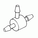 AIR TECHNIQUES REPLACEMENT BARB TEE