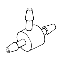 AIR TECHNIQUES REPLACEMENT BARB TEE