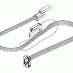 A-DEC REPLACEMENT CABLE ASSY (STOP PLATE)