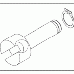 A-DEC REPLACEMENT MOUNT (BRAKE CABLE)