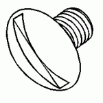 A-DEC REPLACEMENT TRUSS HEAD SLOTTED SCREW
