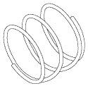 A-DEC REPLACEMENT HELICAL COMPRESSION SPRING