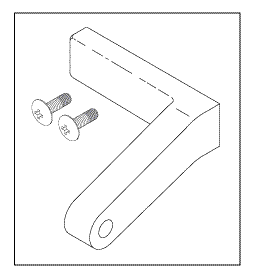 DRAGER • HILL-ROM • AIR SHIELDS REPLACEMENT HINGE (ACCESS PANEL) FRONT RIGHT