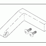 DRAGER • HILL-ROM • AIR SHIELDS REPLACEMENT HINGE (ACCESS PANEL) FRONT LEFT