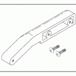 DRAGER • HILL-ROM • AIR SHIELDS REPLACEMENT HINGE (HOOD) FRONT LEFT