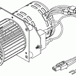 DRAGER • HILL-ROM • AIR SHIELDS REPLACEMENT MOTOR KIT (115 VAC)
