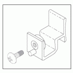 DRAGER • HILL-ROM • AIR SHIELDS REPLACEMENT LATCH (HEAT SHIELD)
