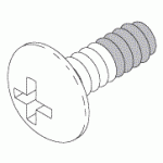 DRAGER • HILL-ROM • AIR SHIELDS REPLACEMENT SCREW (#6-32 x 3/8)