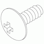 DRAGER • HILL-ROM • AIR SHIELDS REPLACEMENT SCREW (#4-40 x 1/4)