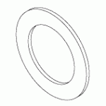DRAGER • HILL-ROM • AIR SHIELDS REPLACEMENT FLAT WASHER (1/4)