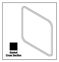 AMSCO/STERIS® REPLACEMENT DOOR GASKET 1 AMSCO/STERIS® REPLACEMENT DOOR GASKET