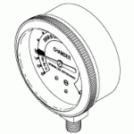 AMSCO/STERIS® REPLACEMENT PRESSURE GAUGE (CHAMBER)