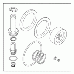 AMSCO/STERIS® REPLACEMENT SOLENOID VALVE REPAIR KIT FOR 1” PORT VALVES