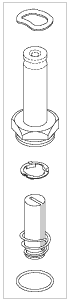 AMSCO/STERIS® REPLACEMENT SOLENOID VALVE REPAIR KIT FOR 1/4” PORT VALVES