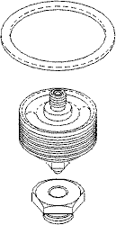 AMSCO/STERIS® REPLACEMENT STEAM TRAP REPAIR KIT 1 AMSCO/STERIS® REPLACEMENT STEAM TRAP REPAIR KIT