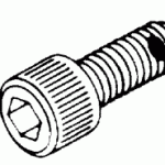 AMSCO/STERIS® REPLACEMENT 1/4-28 SOCKET HEAD CAP SCREW W/ NYLON PELLET