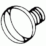 AMSCO/STERIS® REPLACEMENT SCREW (#8-32 x 3/16" SLOT RD. HD.)