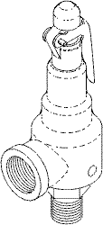 AMSCO/STERIS® REPLACEMENT SAFETY VALVE (40 PSI)
