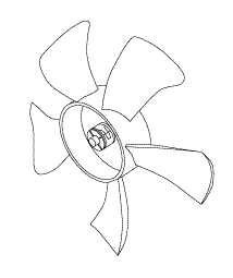 AIR TECHNIQUES REPLACEMENT DRYER FAN BLADE