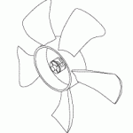 AIR TECHNIQUES REPLACEMENT DRYER FAN BLADE