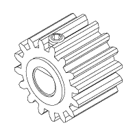AIR TECHNIQUES REPLACEMENT DRYER DRIVE GEAR