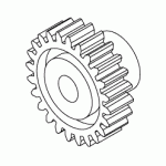 AIR TECHNIQUES REPLACEMENT IDLER GEAR