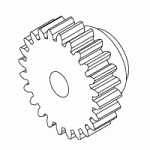 AIR TECHNIQUES REPLACEMENT TRANSFER GEAR