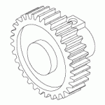 AIR TECHNIQUES REPLACEMENT MAIN DRIVE GEAR