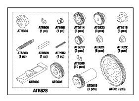 AIR TECHNIQUES REPLACEMENT TRANSPORT REPAIR KIT