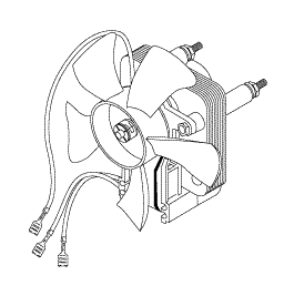 AIR TECHNIQUES REPLACEMENT DRYER FAN & MOTOR ASSEMBLY