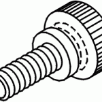 AIR TECHNIQUES REPLACEMENT THUMB SCREW