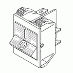 AIR TECHNIQUES REPLACEMENT PROCESS SWITCH (GREEN)