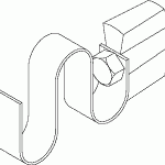 HEALTHCO REPLACEMENT SPRING CLIP HOLDER ASSEMBLY