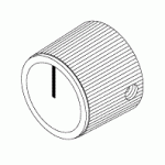 BURDICK REPLACEMENT DIMMER/SENSITIVITY KNOB