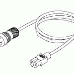 CHATTANOOGA REPLACEMENT HOSPITAL GRADE POWER CORD (14/3 SJTOW, 105 C, 15A @ 125VAC, 8 ft.)