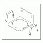 AIR TECHNIQUES REPLACEMENT MOUNTING BRACKET