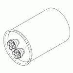 AIR TECHNIQUES REPLACEMENT CAPACITOR (65µF, 370VAC)