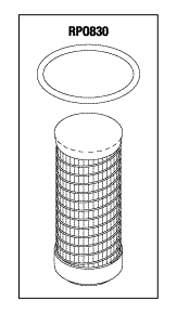 AIR TECHNIQUES REPLACEMENT FILTER ELEMENT