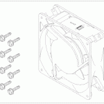MATRX/MIDMARK REPLACEMENT COOLING FAN (230VAC)