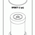 TECH WEST REPLACEMENT COALESCING FILTER ELEMENT