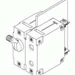 AIR TECHNIQUES REPLACEMENT POWER SWITCH/CIRCUIT BREAKER (15A)