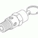 AIR TECHNIQUES REPLACEMENT SAFETY VALVE (125 PSI)