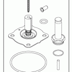 GETINGE/CASTLE REPLACEMENT SOLENOID VALVE REPAIR KIT