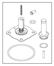 GETINGE/CASTLE REPLACEMENT SOLENOID VALVE REPAIR KIT
