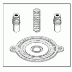 GETINGE/CASTLE REPLACEMENT SOLENOID VALVE REPAIR KIT