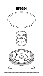 GETINGE/CASTLE REPLACEMENT SOLENOID VALVE REPAIR KIT