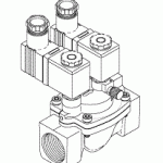 GETINGE/CASTLE REPLACEMENT DUAL COIL SOLENOID VALVE
