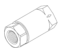 GETINGE/CASTLE REPLACEMENT CHECK VALVE (3/8") 1 GETINGE/CASTLE REPLACEMENT CHECK VALVE (3/8")
