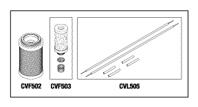 COVIDIEN/PURITAN BENNETT REPLACEMENT VENTILATOR PM KIT (WITH LAMPS - 9.4" GUI)