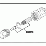 DENTSPLY REPLACEMENT DUCKBILL FILTER ASSEMBLY